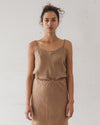 BASERANGE 25 Spring/Summer France Linen Vest Camisole BAS-TODY-SL-000-OCULAR